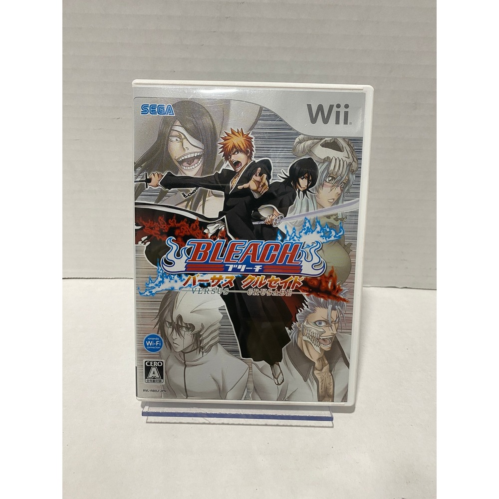 Sega Bleach Versus Crusade Nintendo Wii Fighting Game Japan Import CIB Excellent